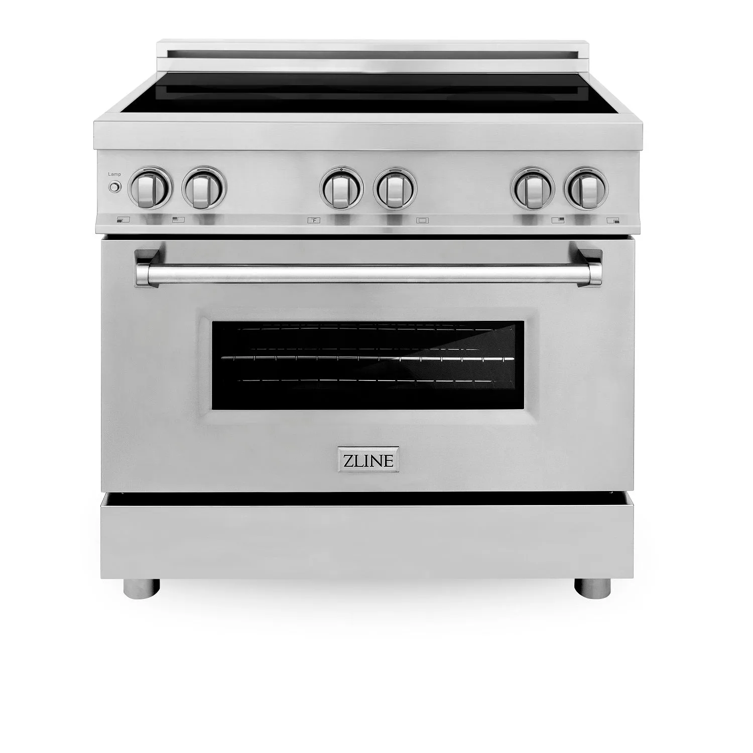 ZLINE 36" Professional Stainless Steel Induction Cooktop/Electric Oven Range (RAIND-36)